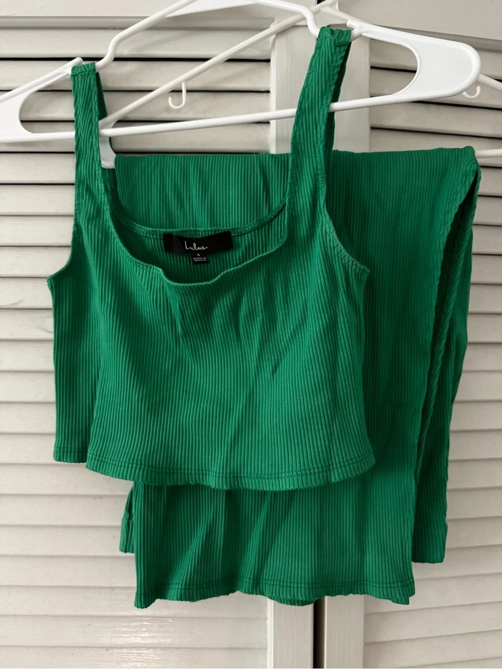 Lulu’s Green High-Slit Midi Skirt, Women's Elegant Evening Skirt